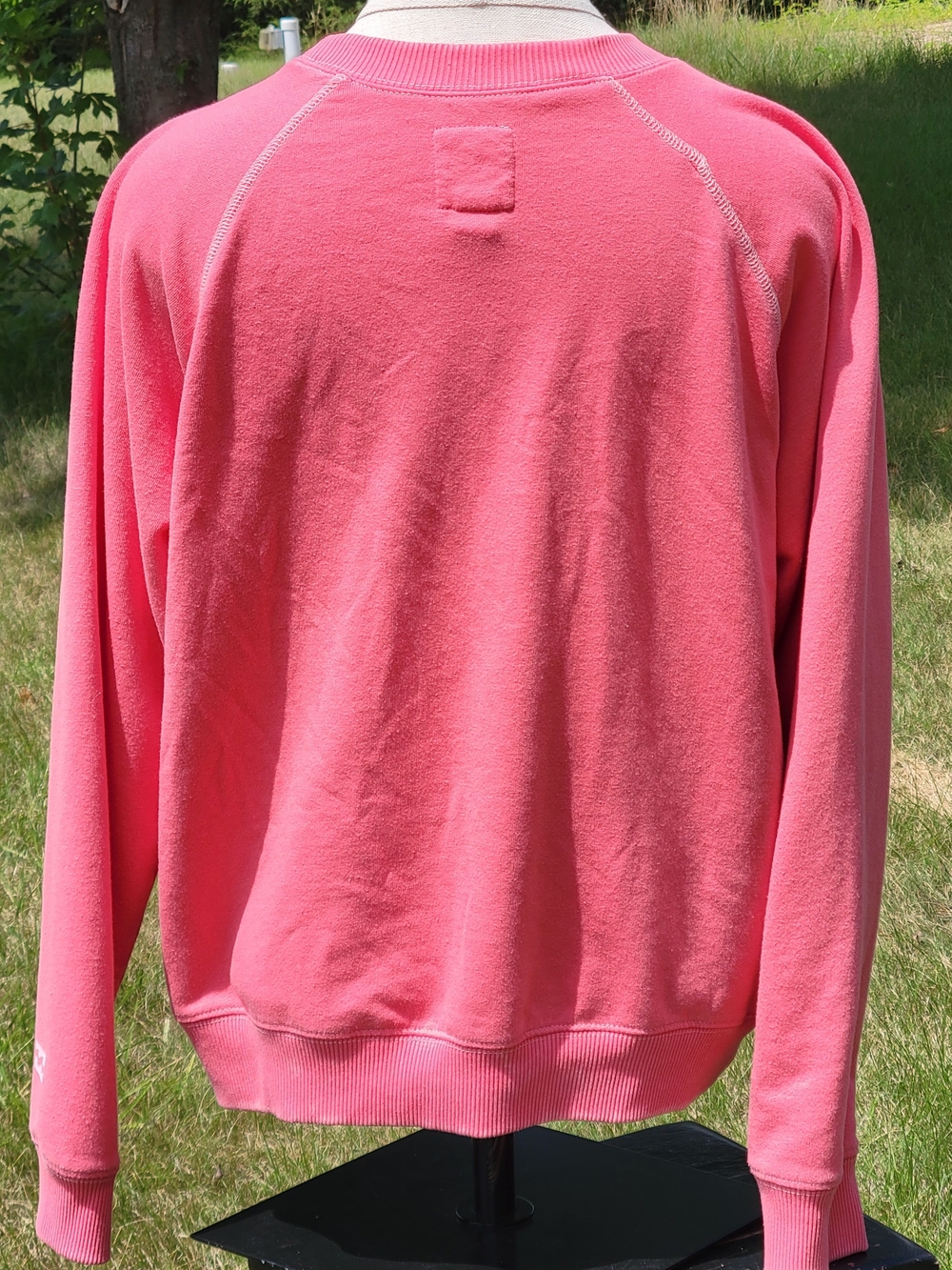 Billabong Coral Pink Crewneck Pullover Size Small - Sunset View - Picture 2 of 5